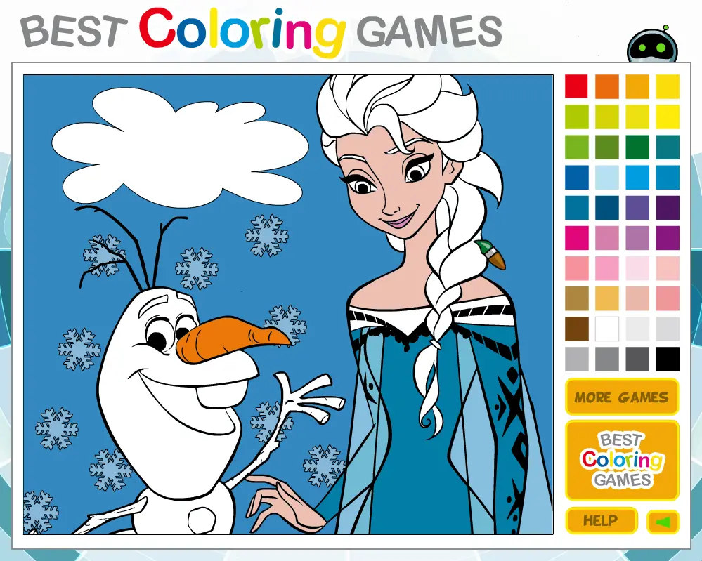 Princesa Elsa y Olaf