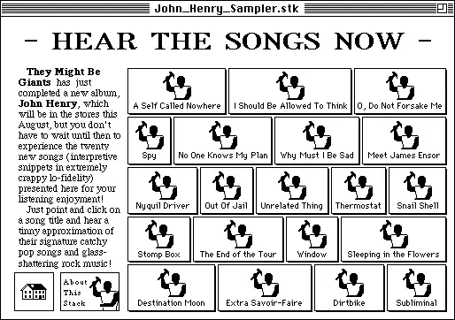 John Henry Hypercard Stack Emulator.