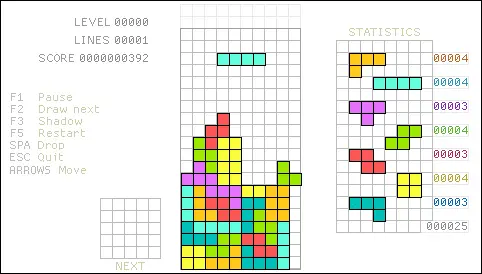 STC - Simple Tetris Clone