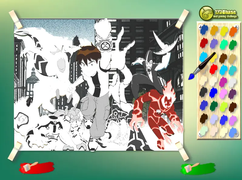 Ben10 Kids Coloring