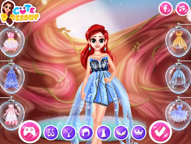 Princess In Colourful Wonderland