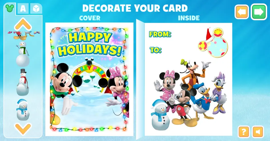Disney Junior: Holiday Card Creator