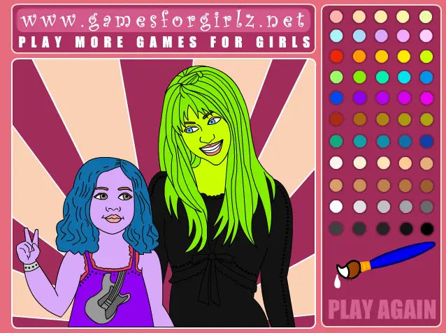 Color Hannah Montana