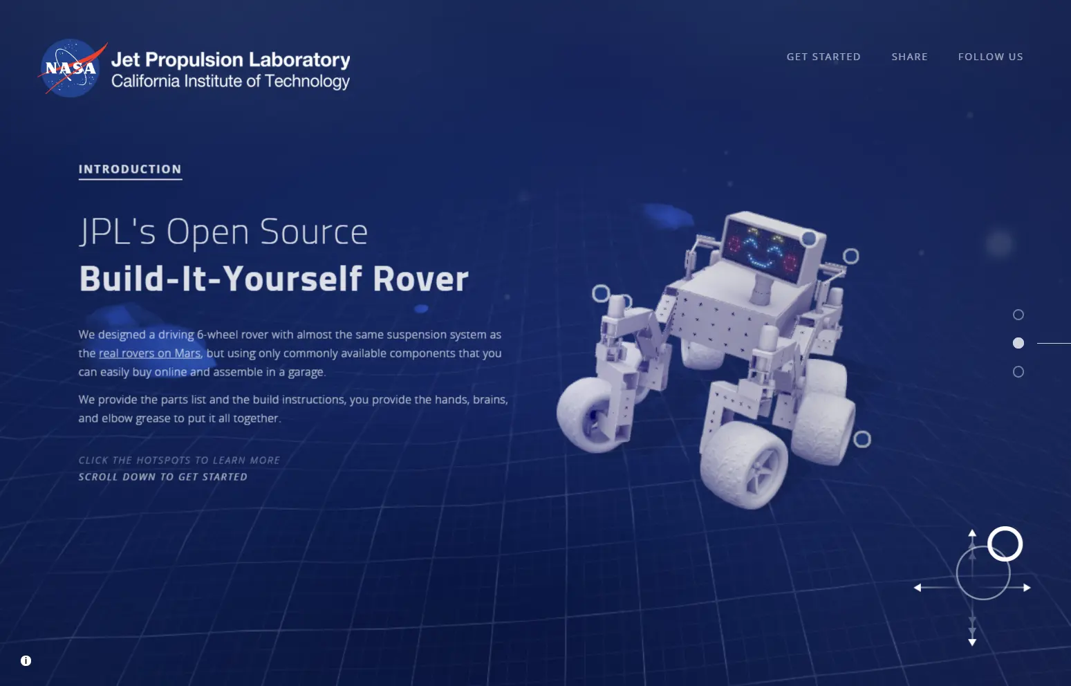 JPL's Open Source Build-It-Yourself Rover