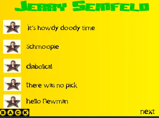 Seinfeld Soundboard 2