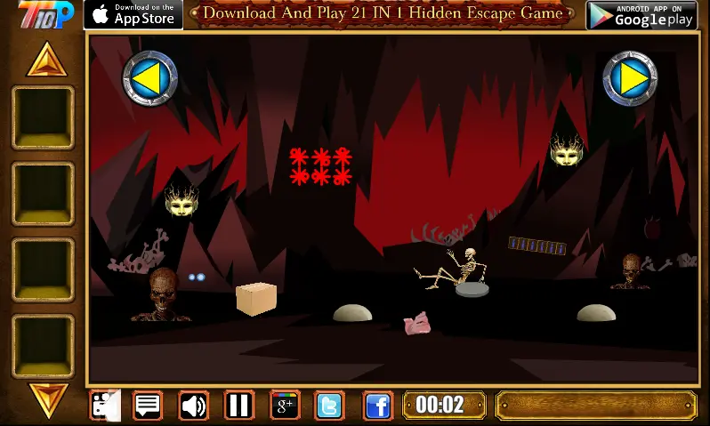 Find Treasure Box From Horror House