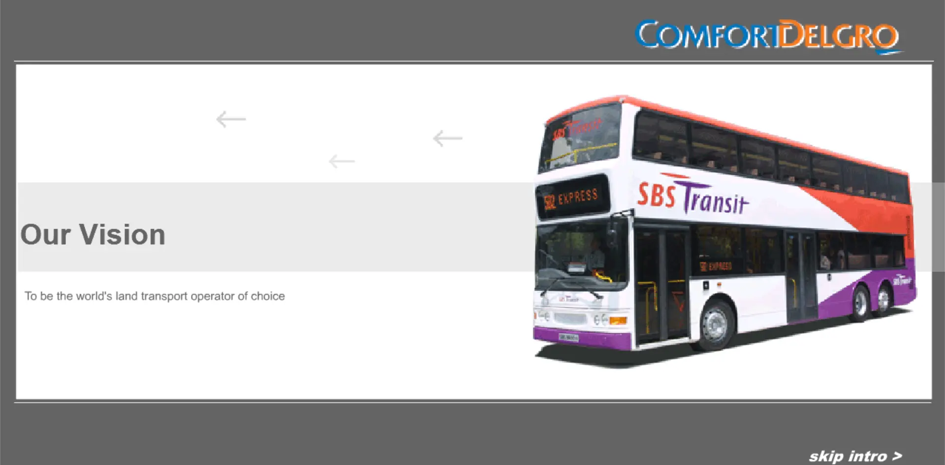 ComfortDelGro Website Intro 