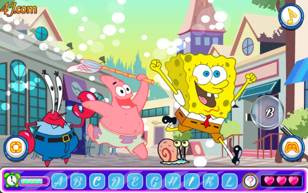 Spongebob Hidden Alphabets