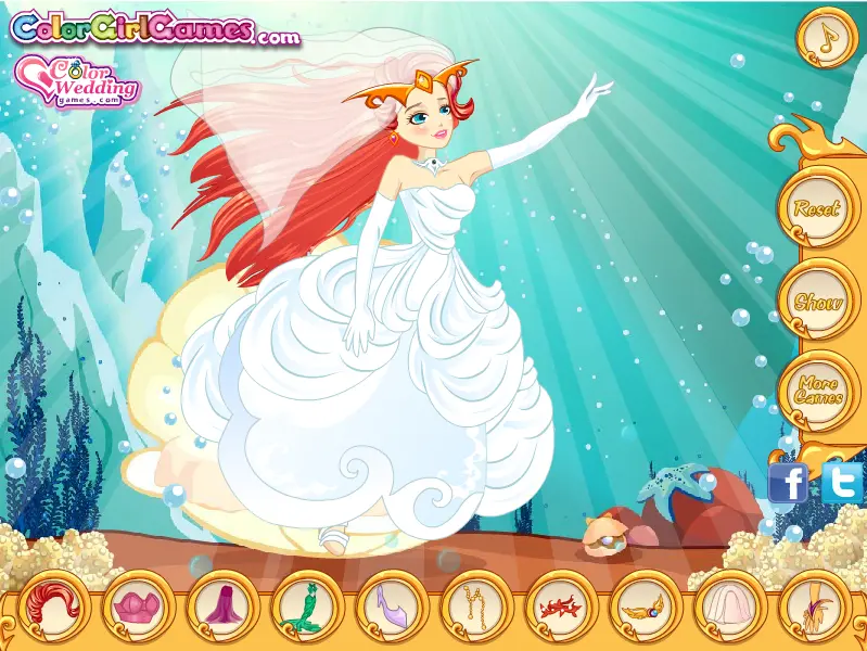 Sea Princess Wedding Dresses