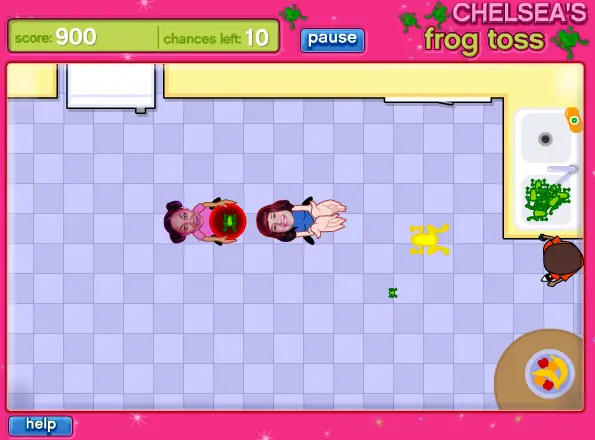 Chelsea's Frog Toss
