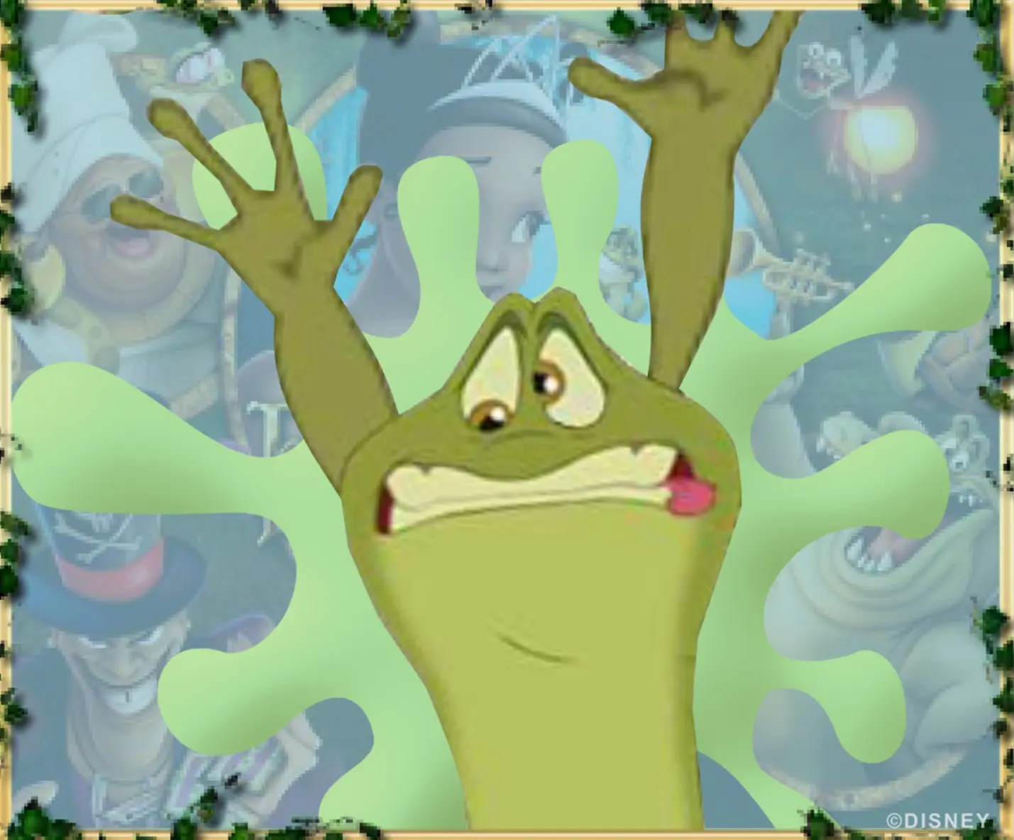 The Princess and the Frog 'Splat' Banner Ad