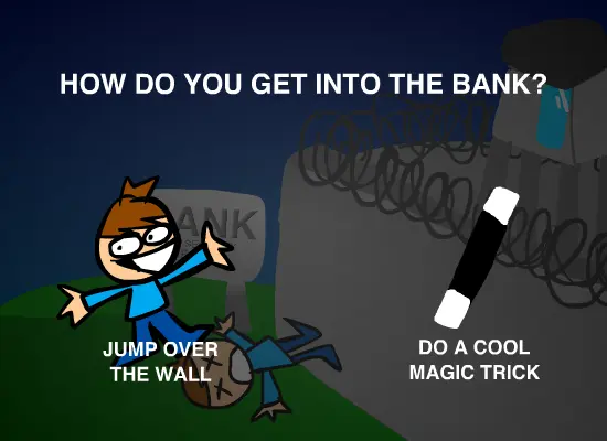 NoCaps Robs A Bank