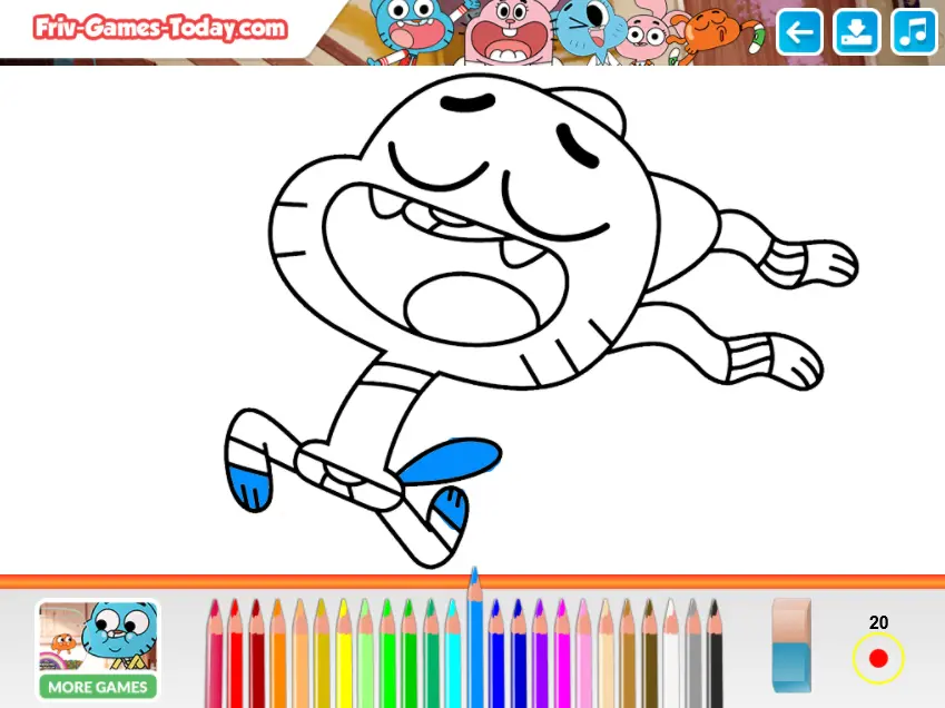 Gumball Coloring Book 2018