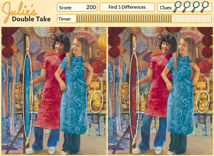 Julie's Double Take