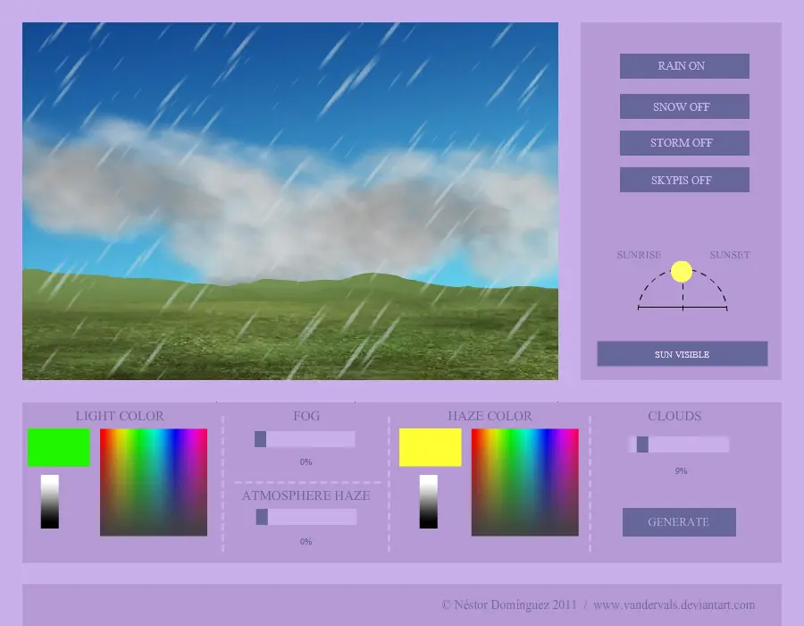 Atmosphere Generator Program