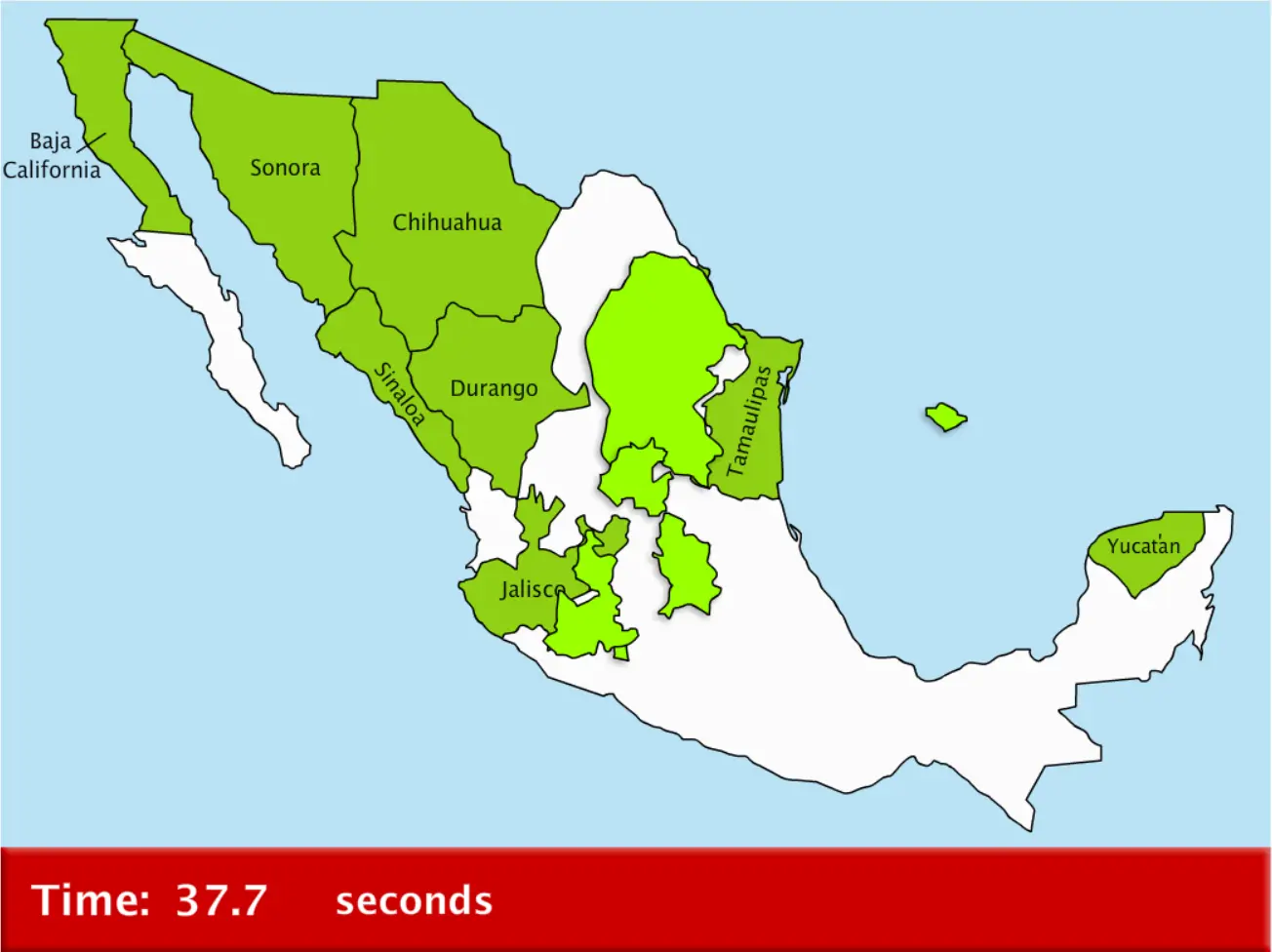Map Snap: Mexico