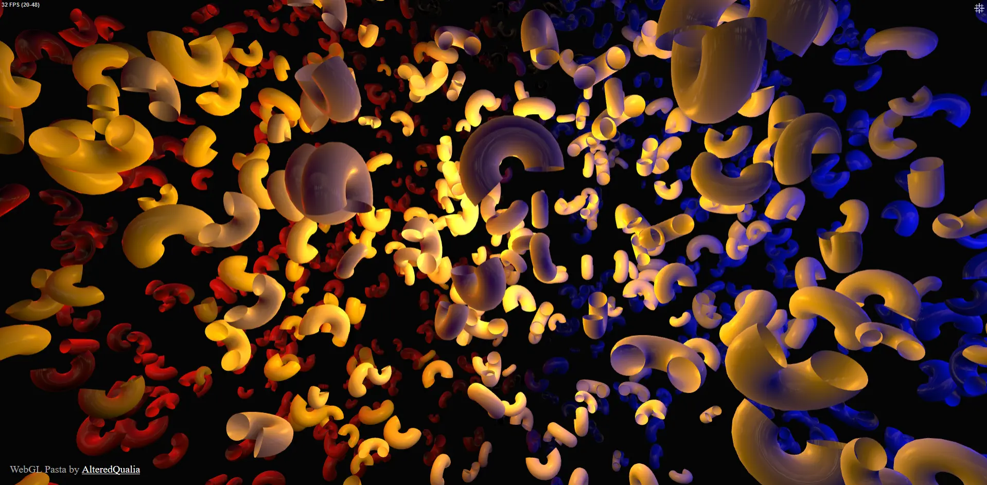 WebGL Pasta