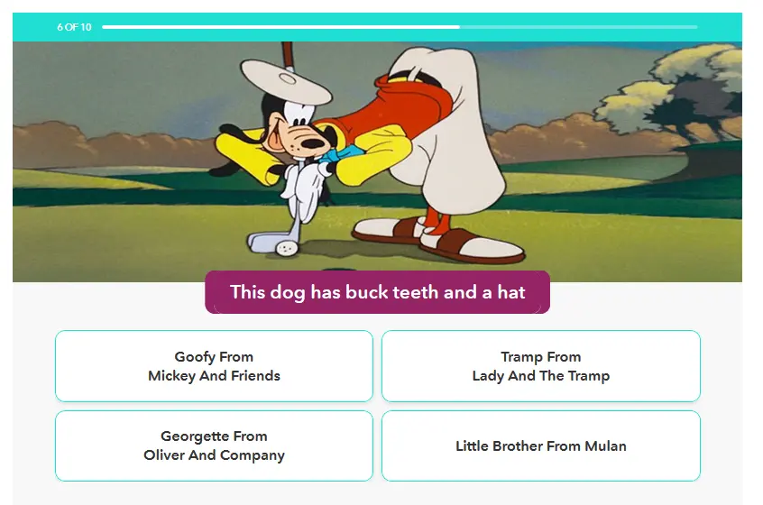 Disney Dog Trivia
