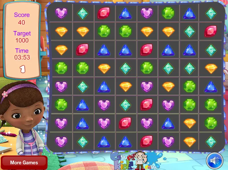 Doc McStuffins Jewel Match