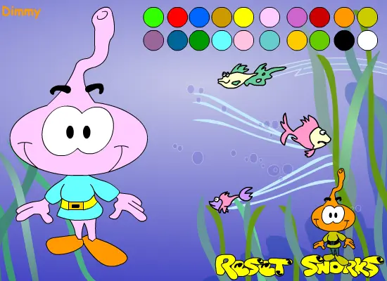 Snorks Coloring Book