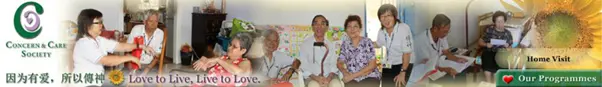 Concern & Care Society Website Header (Singapore)