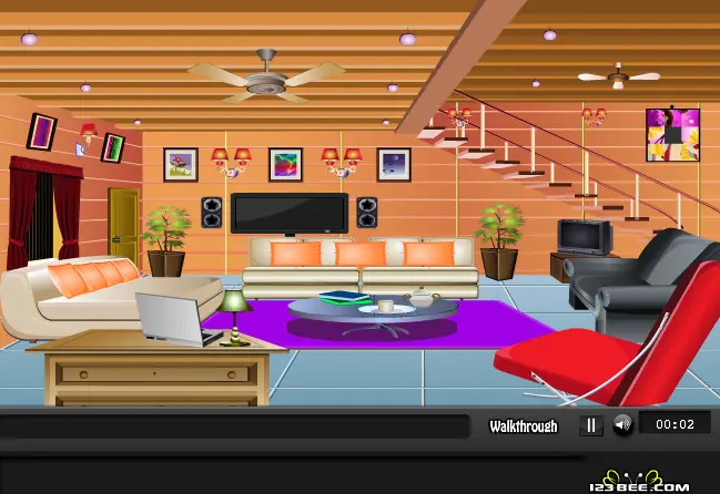 Graceful Living Room Escape