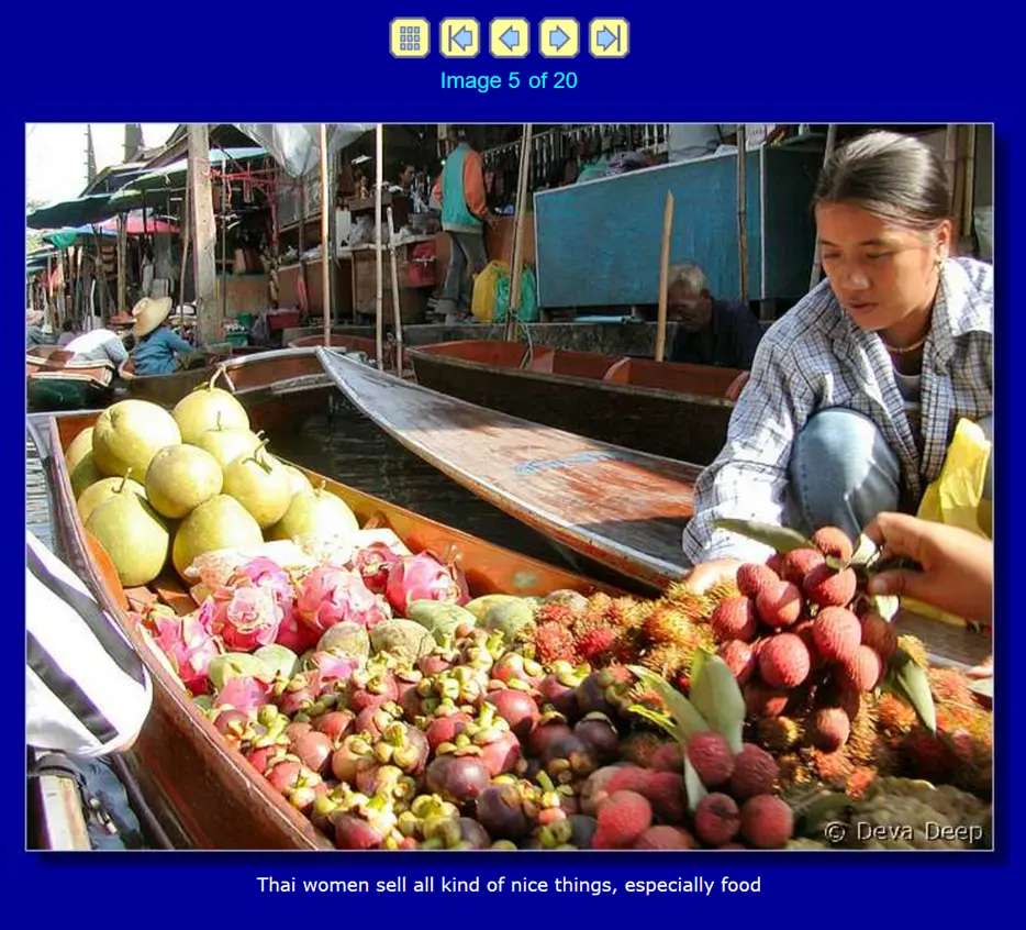 Damnoen Saduak floating market