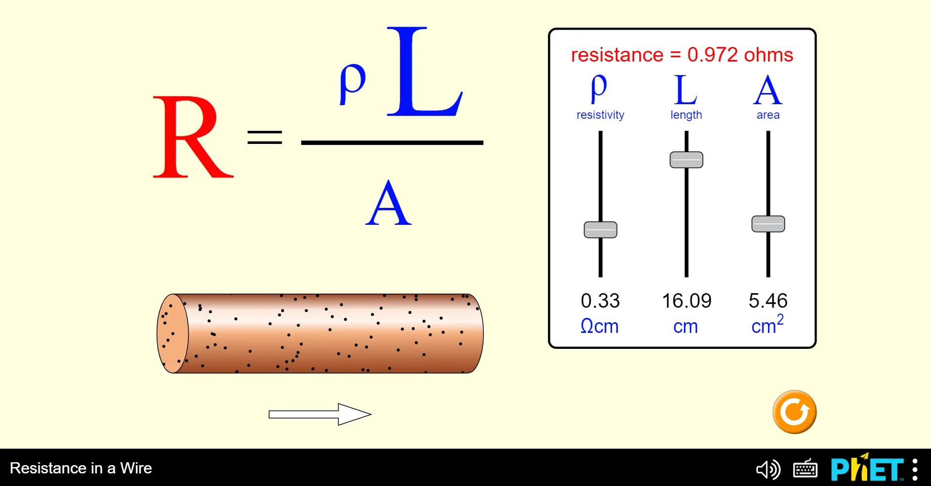 Resistance in a Wire