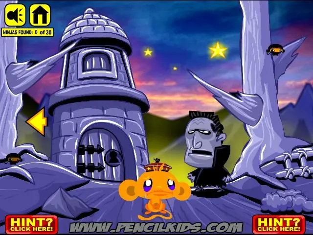 Monkey Go Happy Ninja Hunt 2