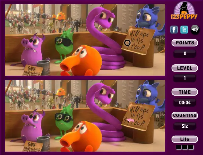 Spot 6 Diff Wreck-It Ralph