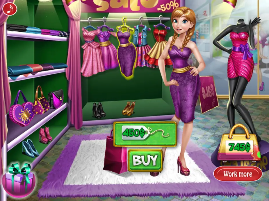 Ice Princess Realife Shopping