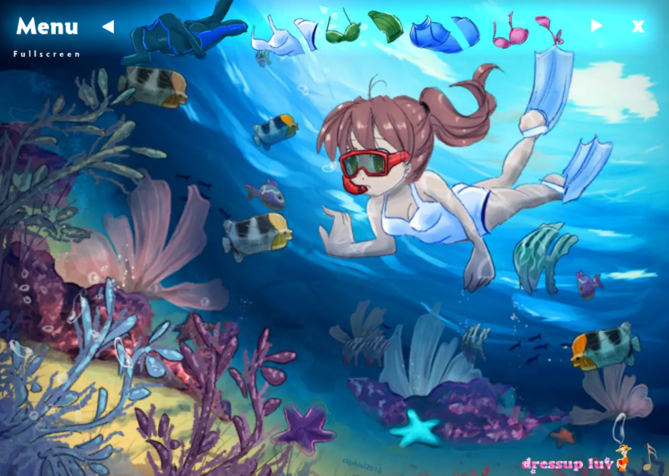 Make your own snorkeling picture