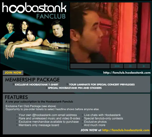 hoobastank Fanclub
