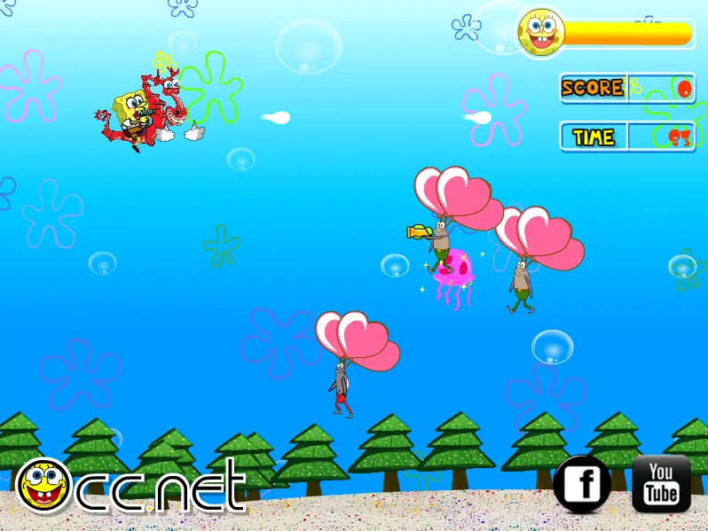 Soaring SpongeBob