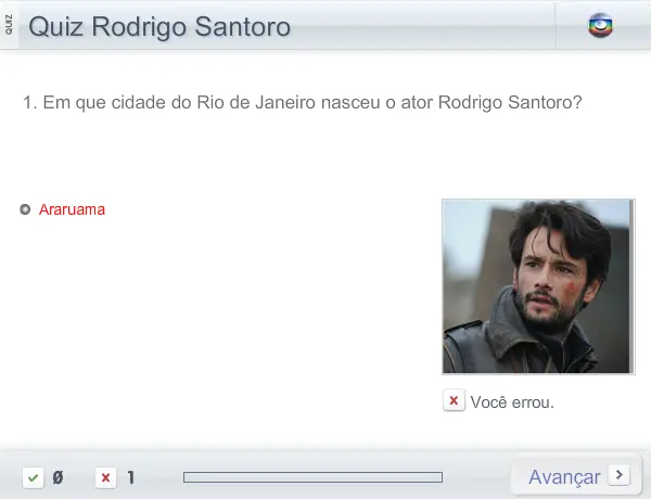 Quiz Rodrigo Santoro