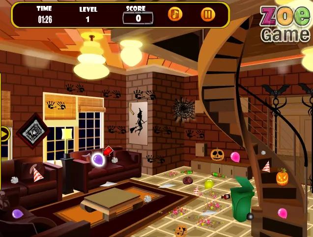 Zoe's Halloween Clean Up