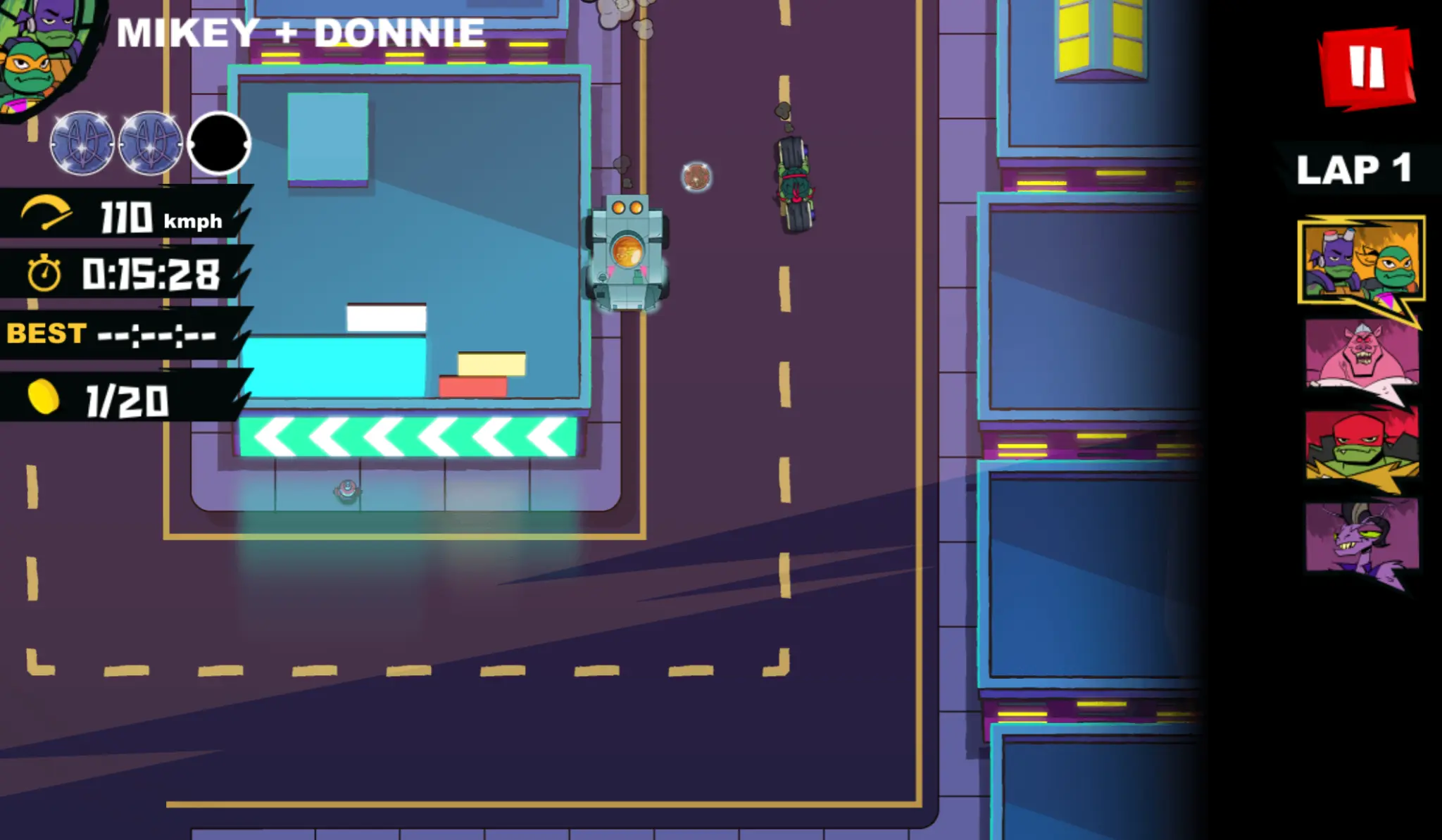 Rise of the Teenage Mutant Ninja Turtles: Road Riot