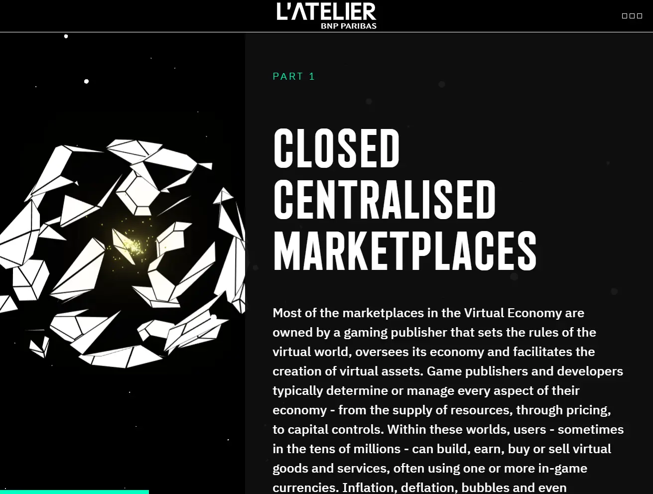 The Virtual Economy