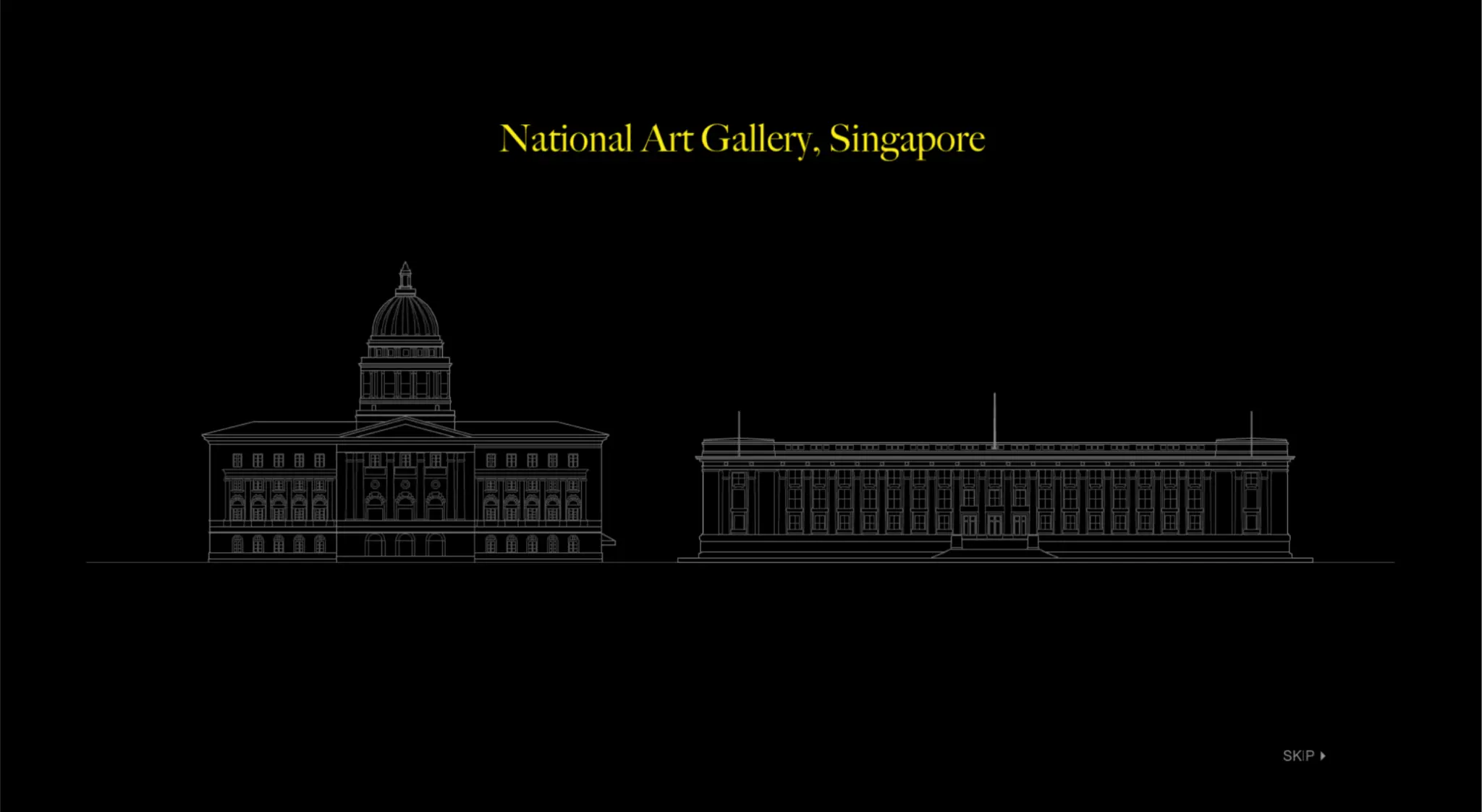 National Art Gallery Singapore 2007 Website Intro