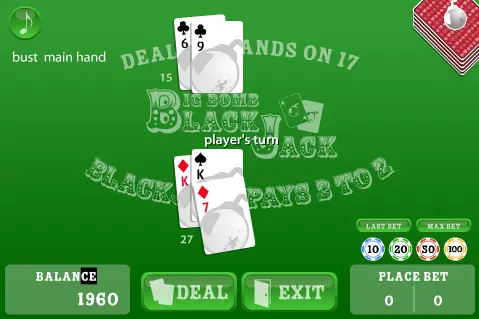 Big Bomb Blackjack