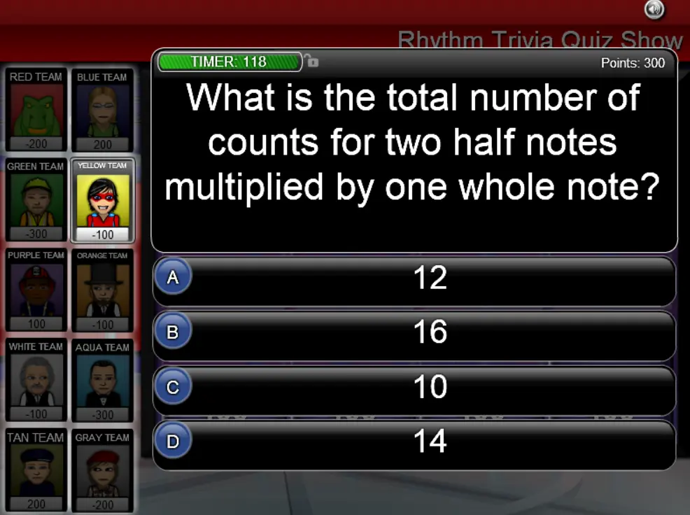 Rhythm Quiz Show