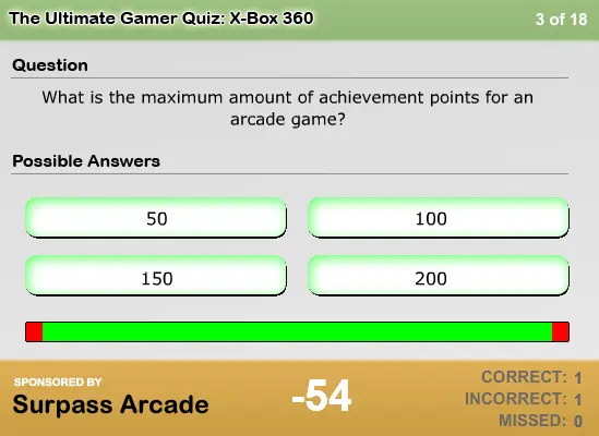 The Ultimate Gamer Quiz: Xbox 360