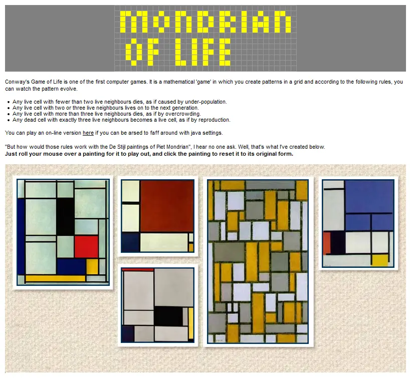 Mondrian of Life