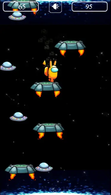 Among Us Space Run
