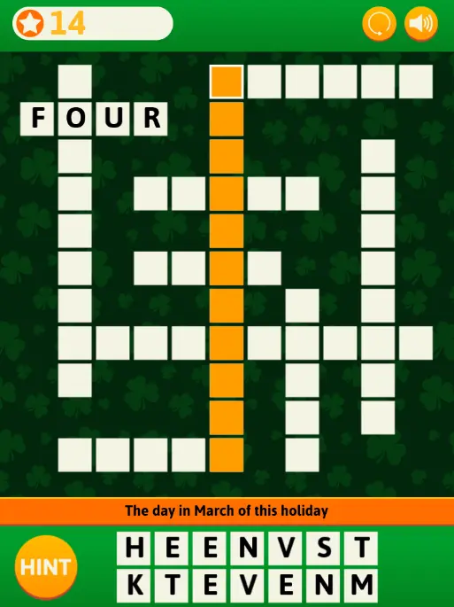 St. Patrick's Day Crossword Puzzle