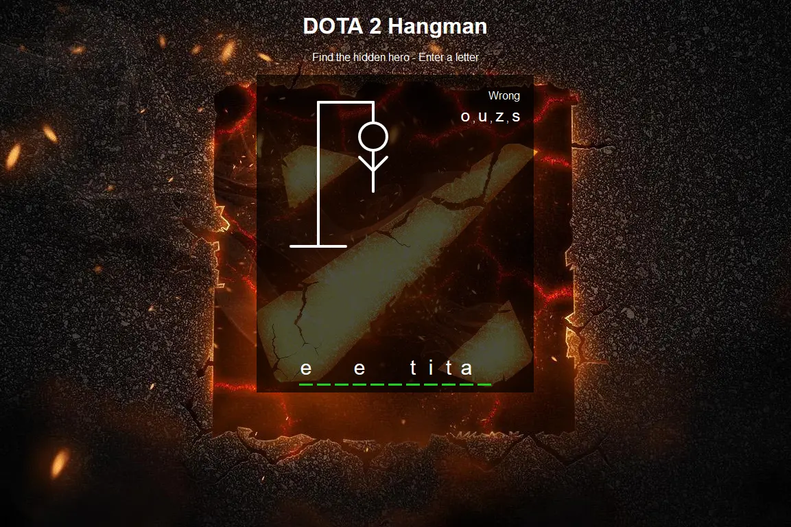 DOTA 2 Hangman
