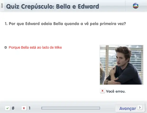 Quiz Crepúsculo: Bella e Edward