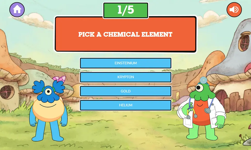 The Fungies!: Science Game Generator Quiz