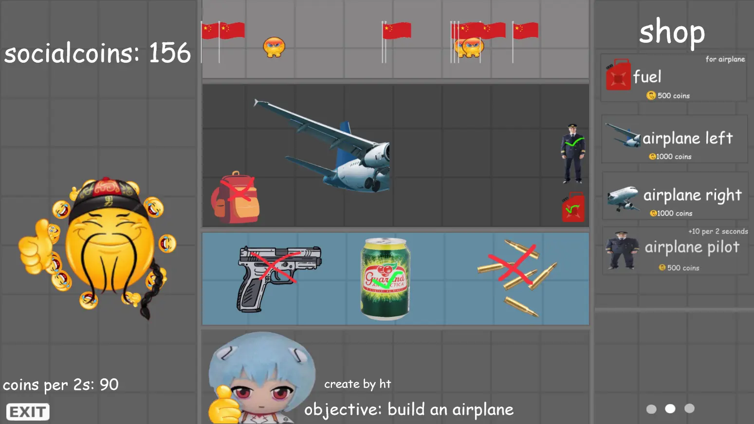 Social credit clickers demo