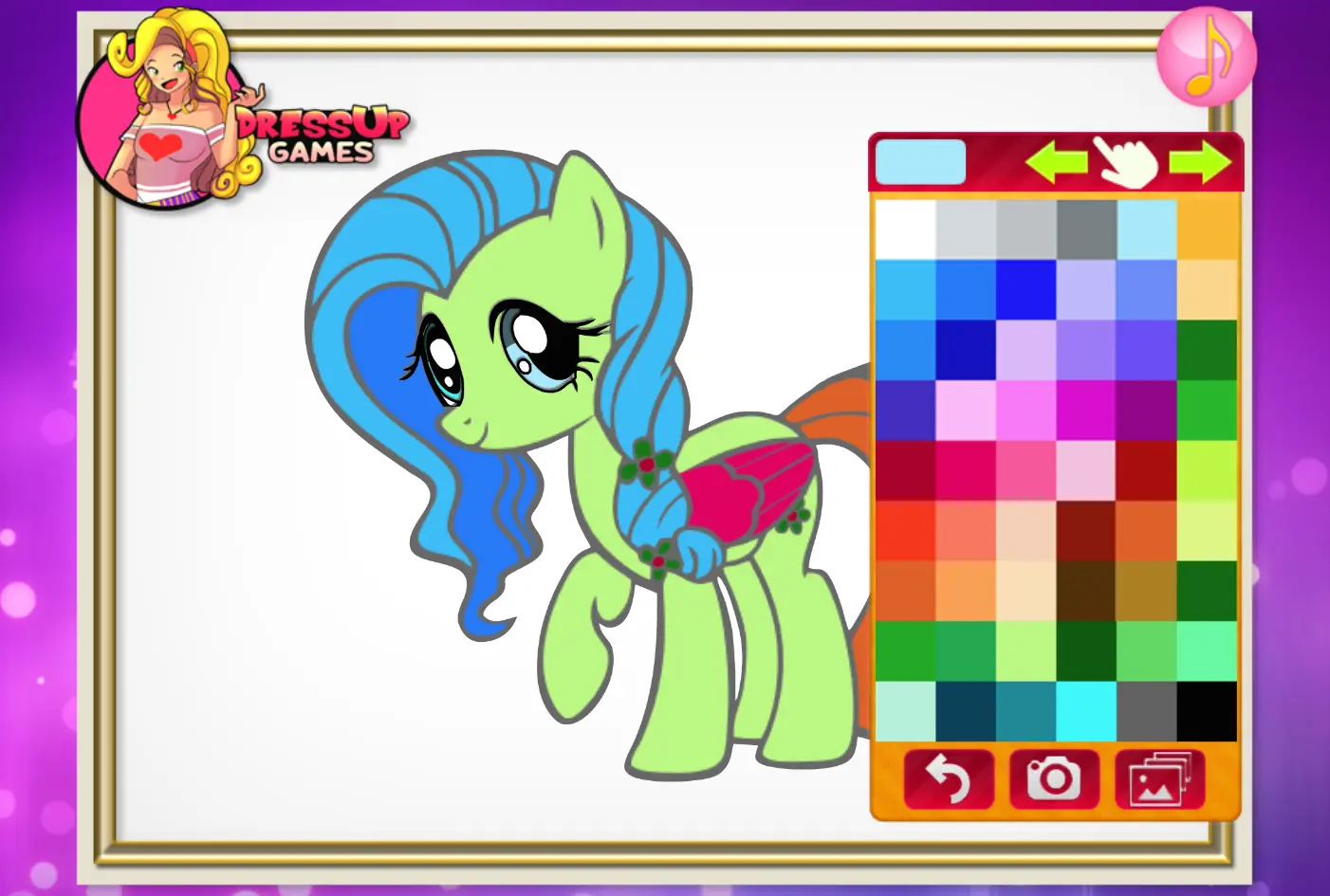 Sweet Pony Coloring Book
